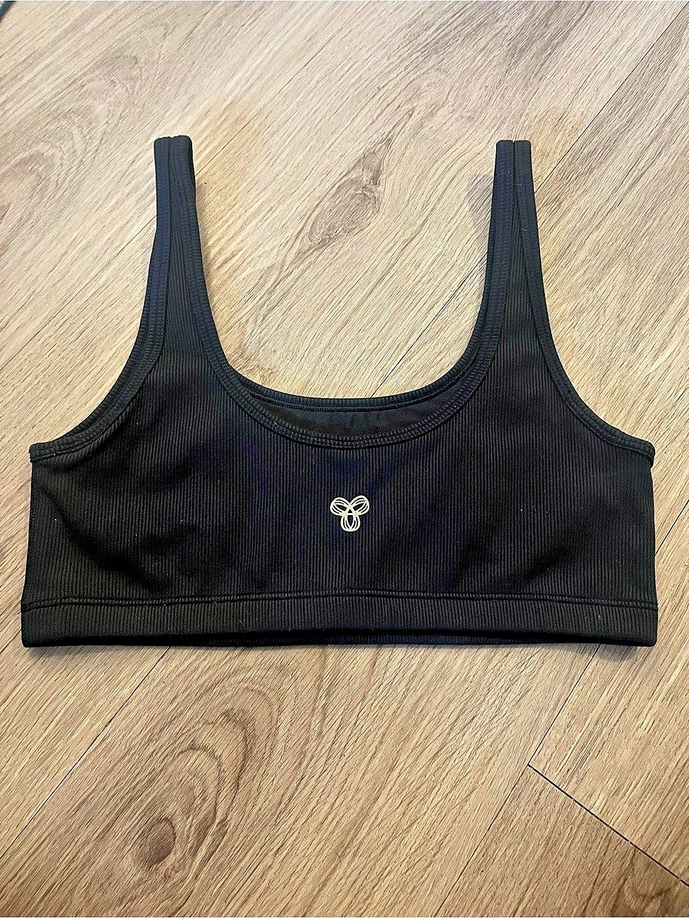 Tna Black Ribbed Tank Top